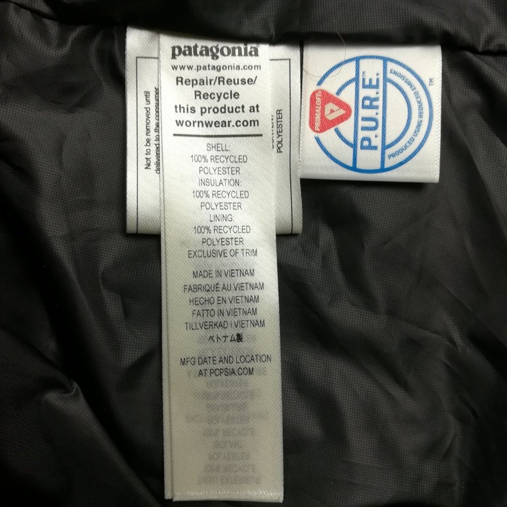 NWT 2022 Patagonia Vest Nano Puff Full Zip Black Womens Small 84247 $149 - Picture 5 of 10